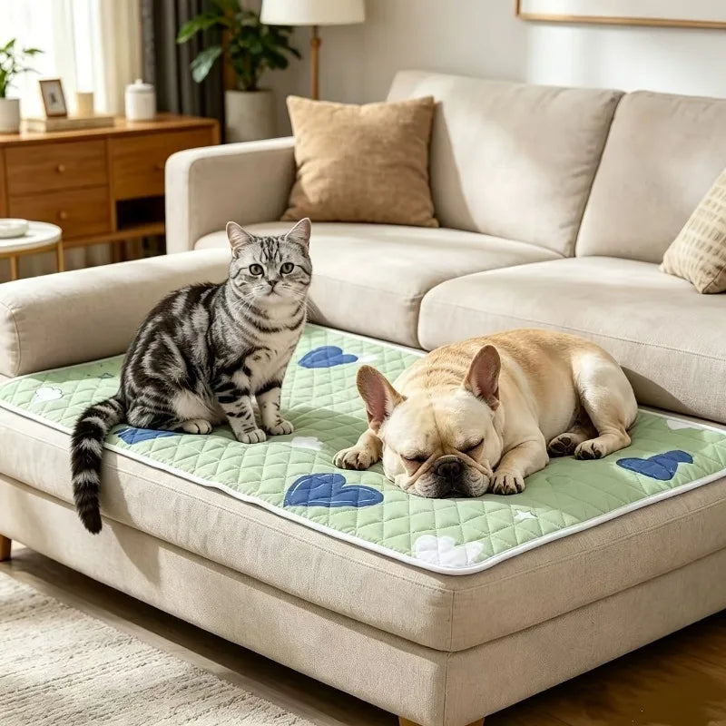 KEMORELA Extra Large Cooling Dog Mat – Breathable Pet Pad Dog Cooling Mat Axl
