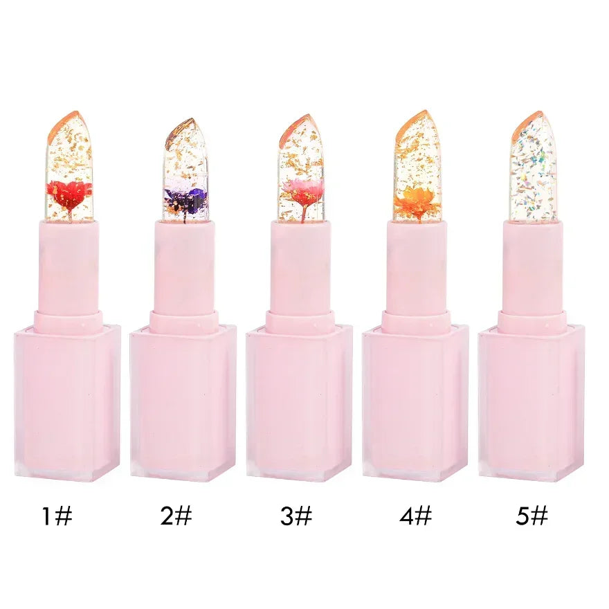 Crystal Jelly Lip Balm – Color Change Gold Foil Moisturizer Jelly Lip Balm Axl