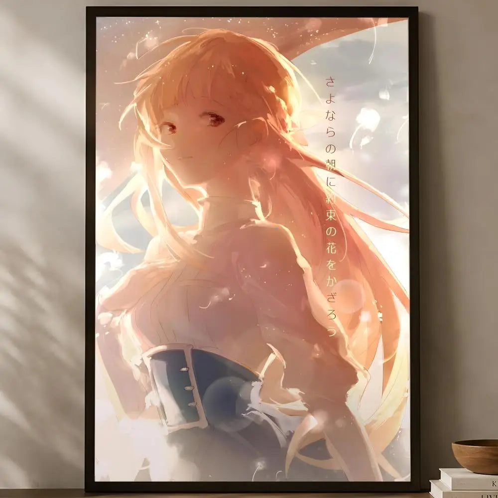 MAQUIA When the Promised Flower Blooms HD PVC Wall Poster Wall Art Poster Axl White10 15X20cmNoframe