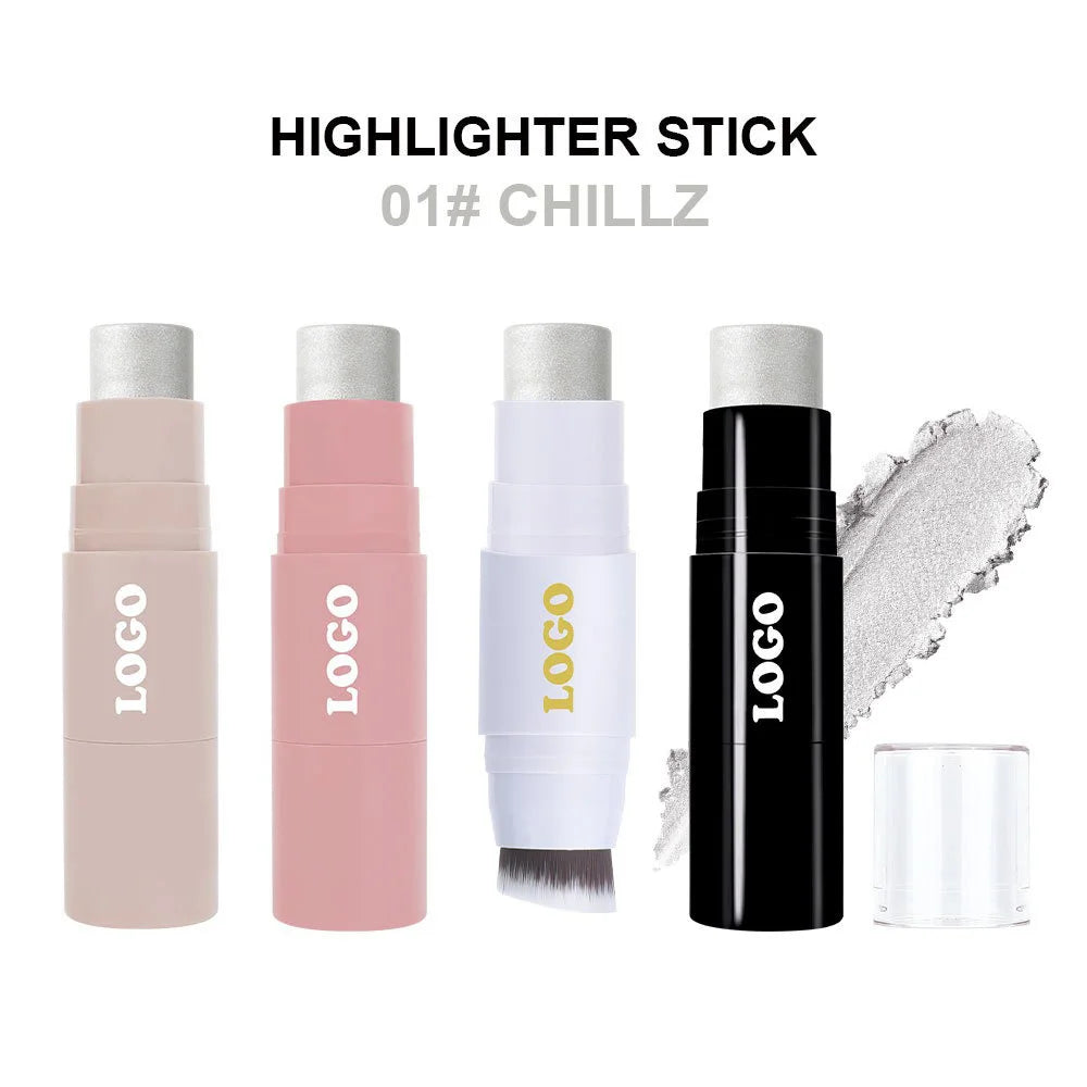 Double-Sided Blush Stick with Brush – Brightening Blusher Blush Stick Axl Highlighter 01 50pcs with logo