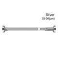 No-Drill Telescopic Clothes Drying Rod 35–80cm Stainless Steel Telescopic Drying Rod Axl silver-35-50cm