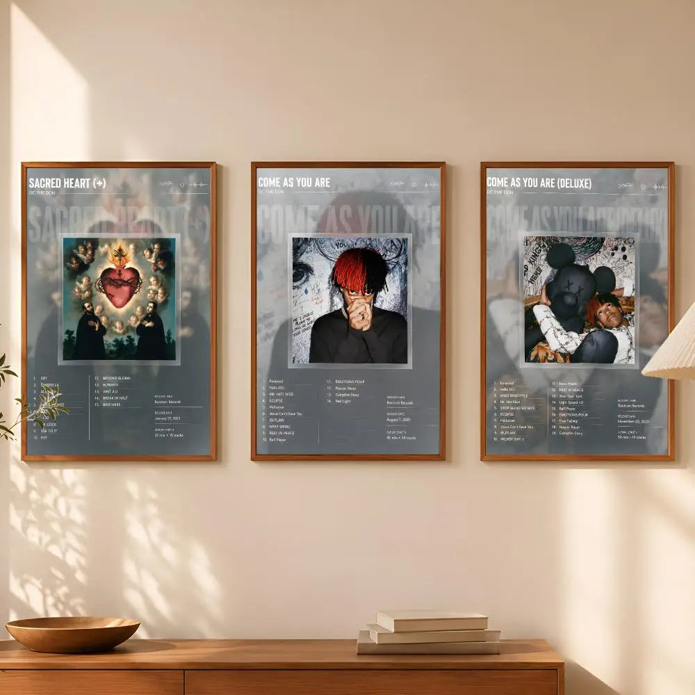 D-DC THE DON Rapper Poster – Self-Stick HD Waterproof Wall Art Wall Art Poster Axl