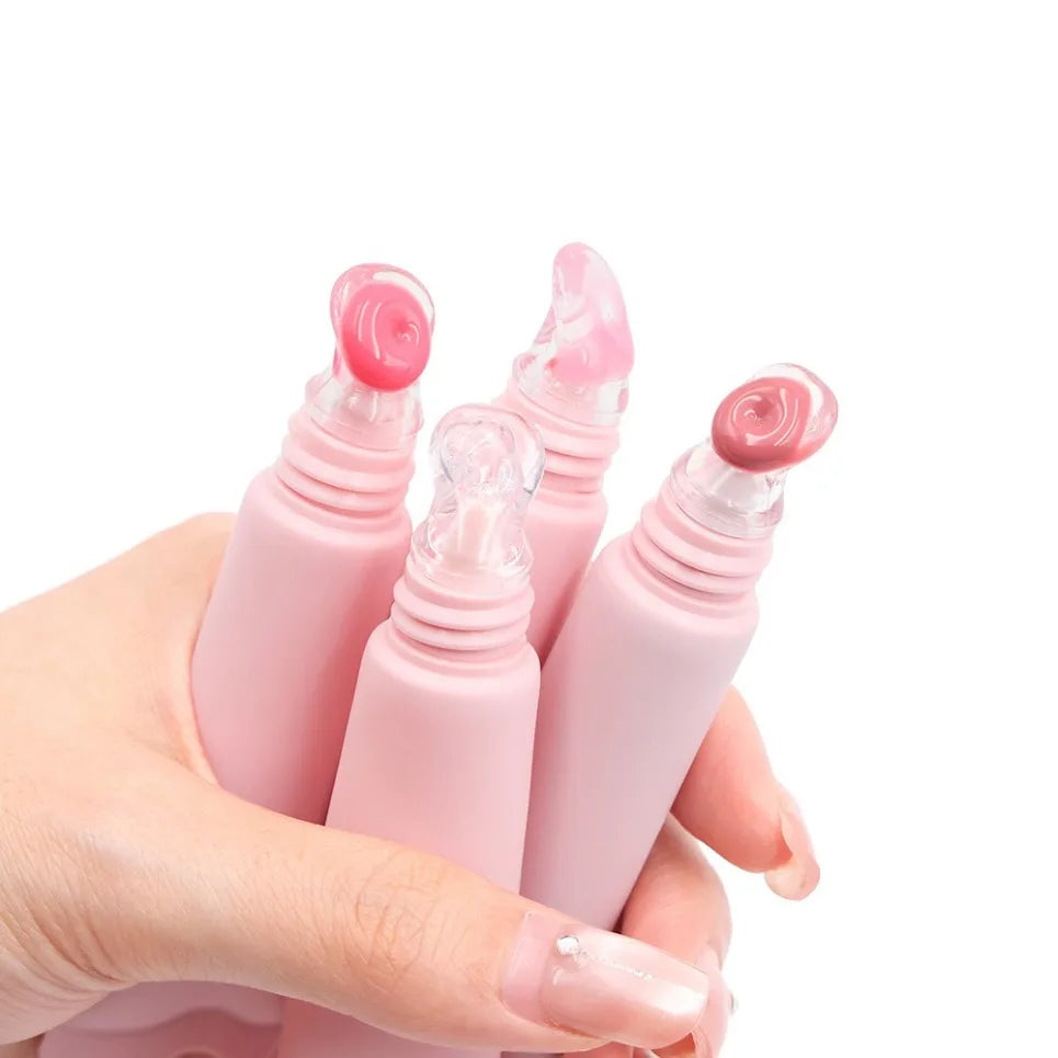 24-Color Vegan Moisturizing Lip Gloss Set – Soft Tube Glaze Lip Gloss Set Axl