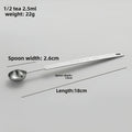 7-Piece Stainless Steel Measuring Spoons Set – Long Handle Measuring Spoons Set Axl 2.5ML