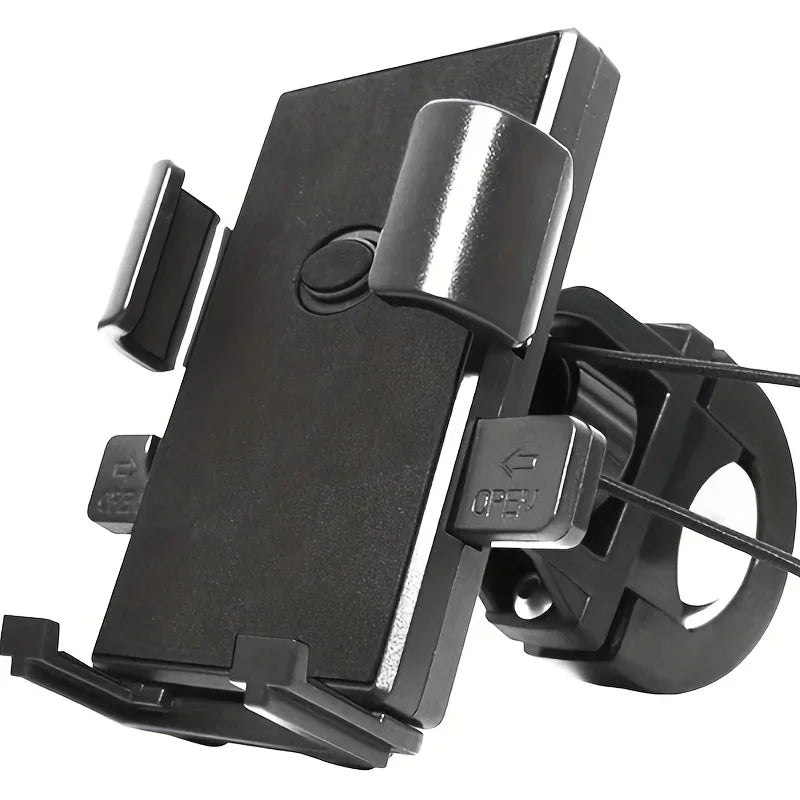 Waterproof Motorcycle Phone Mount – 360° Swivel GPS Holder Phone Handlebar Mount Axl