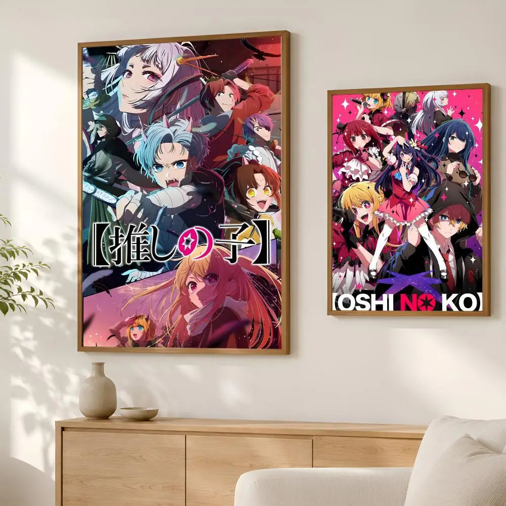 Oshi no Ko Anime Self-Stick HD PVC Wall Poster | Waterproof Anime Wall Poster Axl