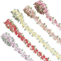 5-Color Floral Lace Trim Ribbon Set – 5 Yards, 20mm Wide Lace Trim Ribbon Axl AECH04-18159