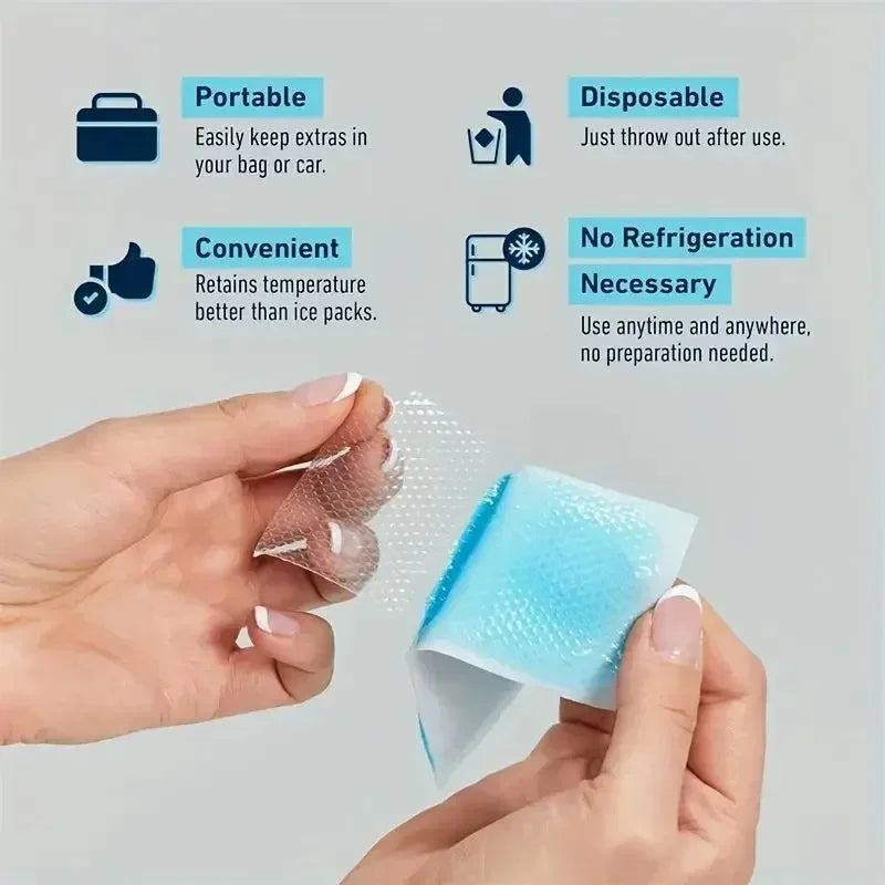 PLYS Cooling Gel Patches – 8-Hour Physical Cooling (2 Pack) Cooling Gel Patch Axl