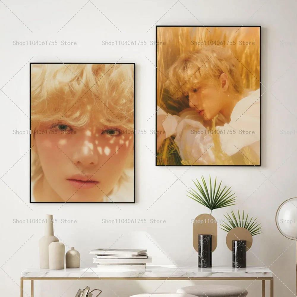 DEJA VU Beomgyu Idol Album Poster – Waterproof Wall Sticker Wall Art Poster Axl
