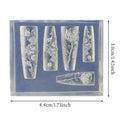 Rose Flower Silicone Nail Art Mold – DIY Charm & Jewelry Maker Nail Art Mold Axl one size
