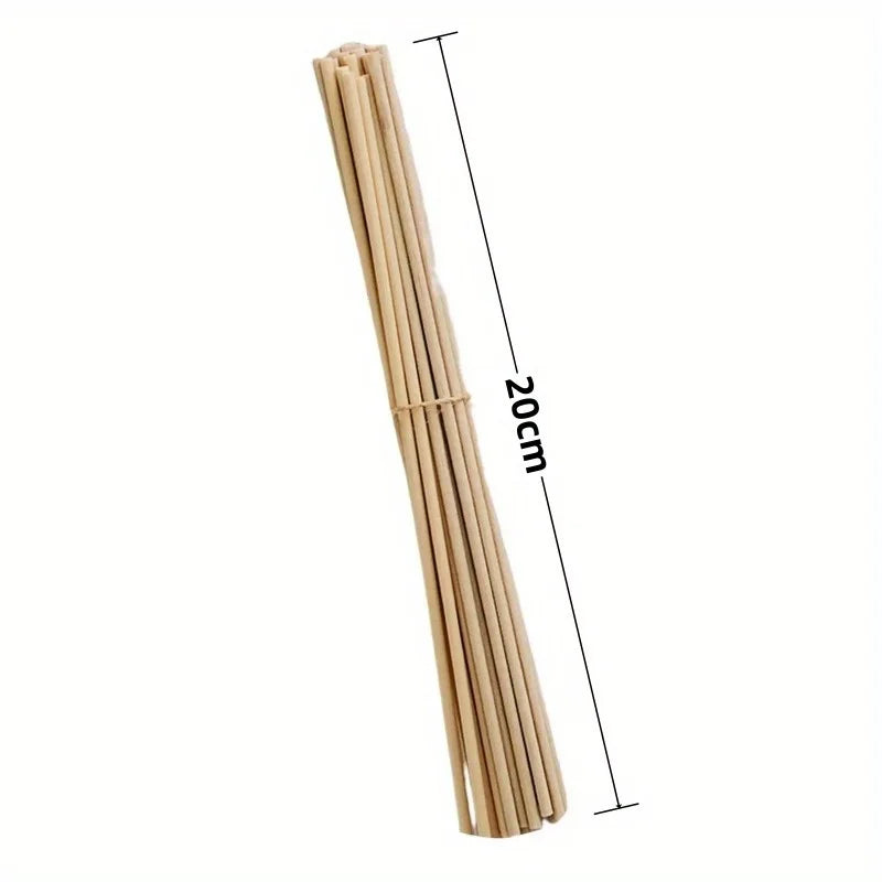 100 Pcs Fiber Reed Diffuser Replacement Sticks 3mm/4mm 8-Inch Reed Diffuser Sticks Axl