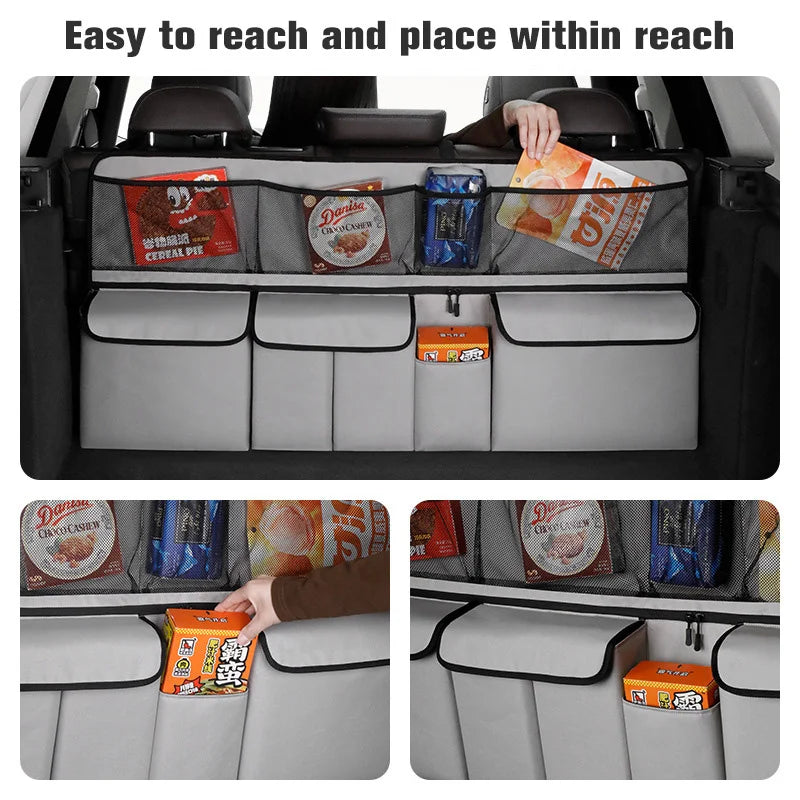 Car Seat Back Organizer – Multi-Pocket SUV Storage Bag Car Seat Organizer Axl