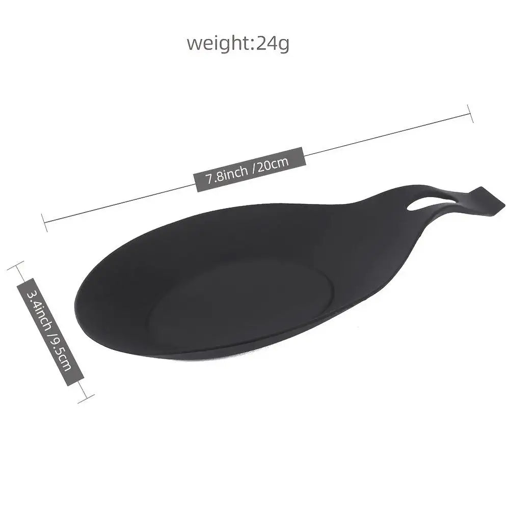 Silicone Spoon Rest & Spatula Holder – Heat-Resistant Kitchen Tray Utensil Spoon Rest Axl