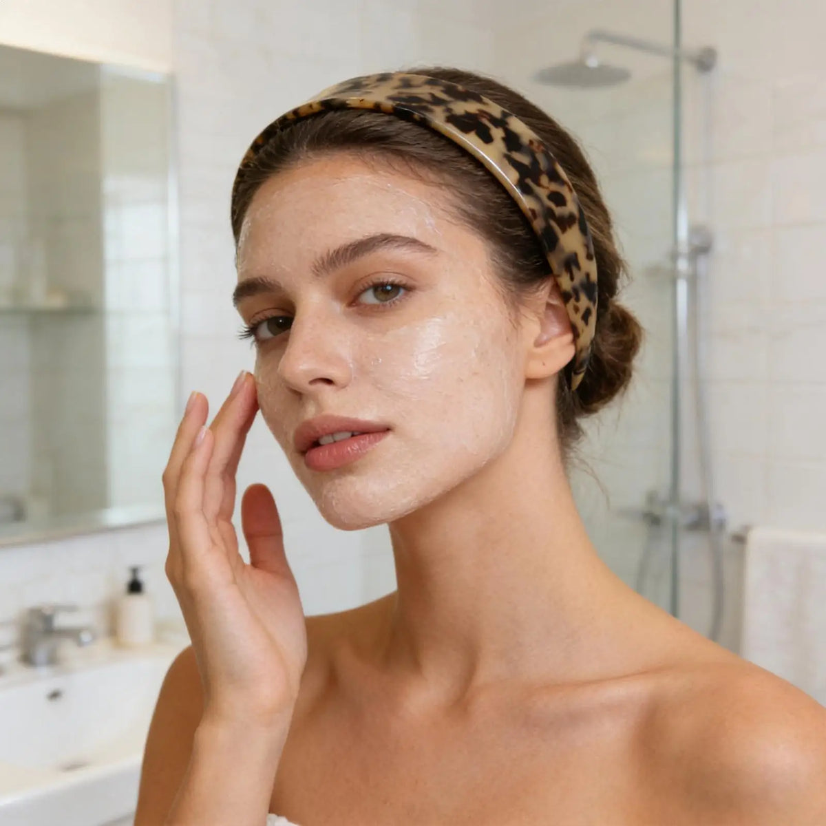 Anti-Slip Spa Headband for Women – Elastic Toothed Hair Band Spa Hair Headband Axl