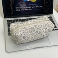 Large Capacity Floral Pencil Case – Cute Canvas Pen Bag Pencil Case Axl 02