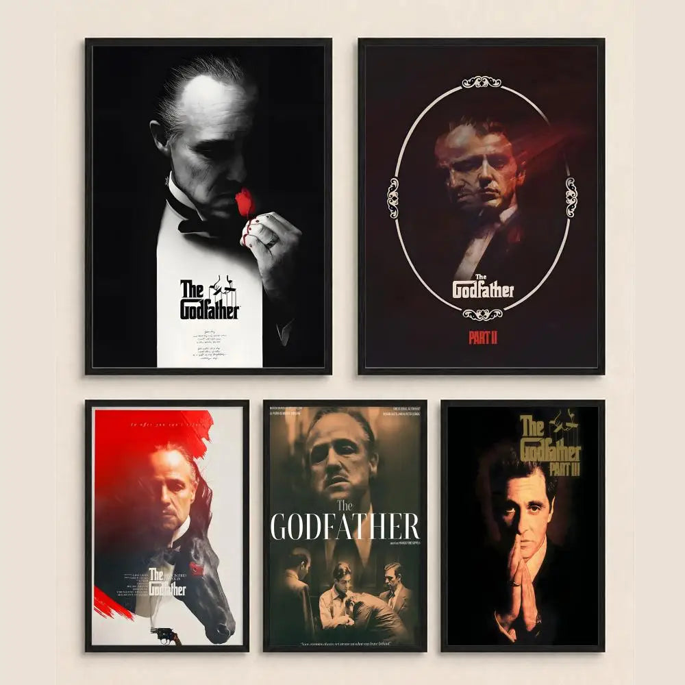 The Godfather Movie Poster – HD Wall Art for Home & Bar Decor Movie Wall Poster Axl