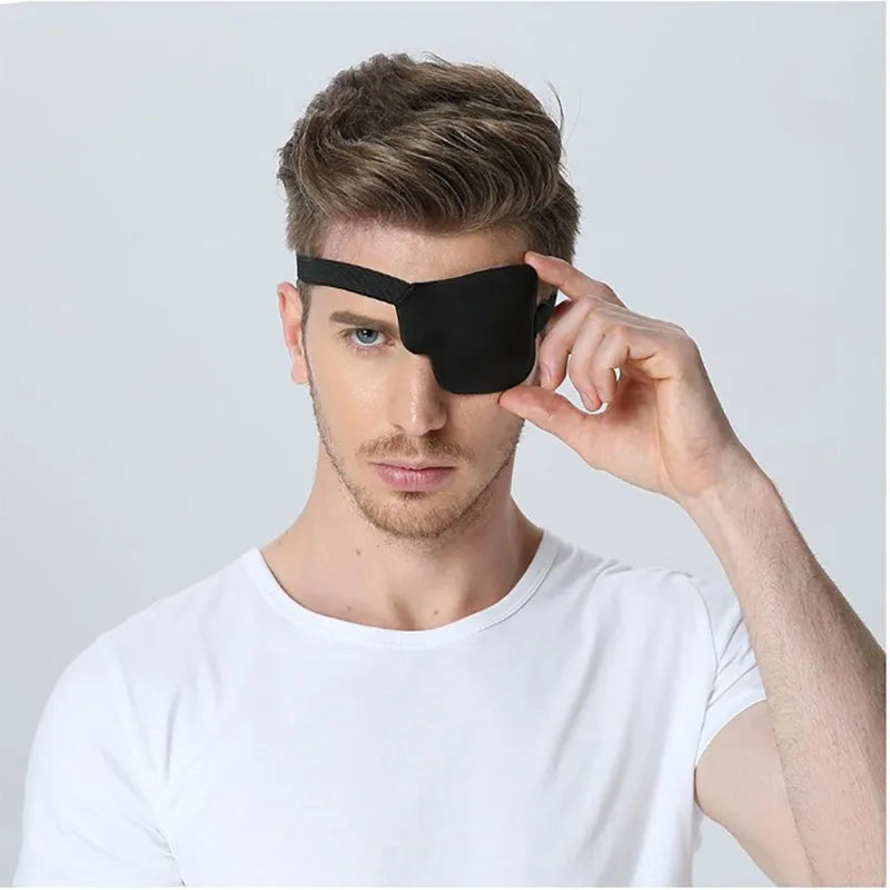 3D Foam Concave Eye Patch – Adjustable Black Single Eyeshade Eye Patch Axl
