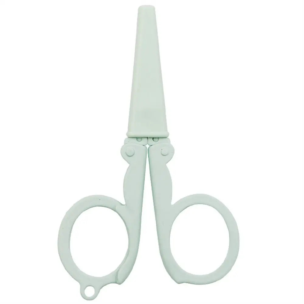 Morandi Folding Scissors – Stainless Steel Keychain Cutter Folding Scissors Axl Green
