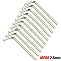 10-Piece L-Type Hex Wrench Set – Short Arm Allen Keys 1.5–6mm Hex Wrench Set Axl 2.5mm China Mainland