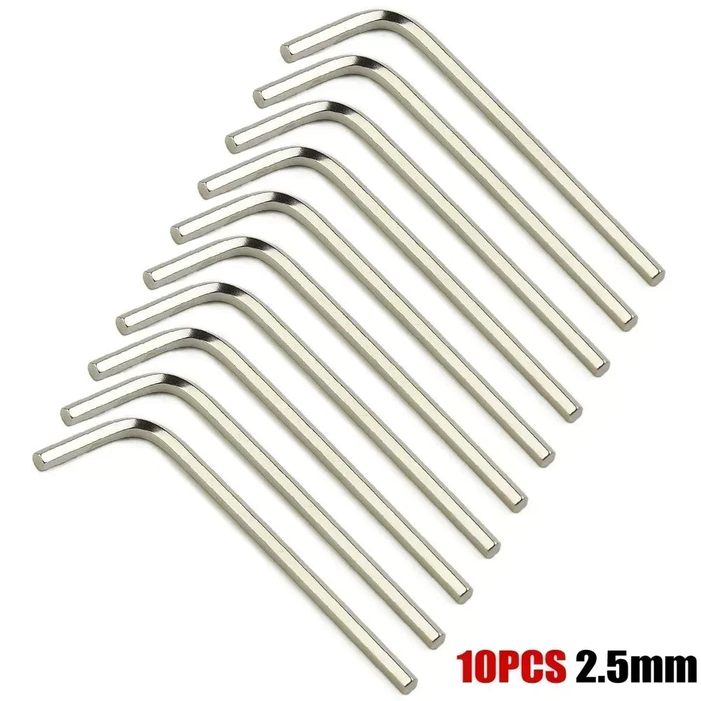 10-Piece L-Type Short Arm Hex Wrench Set – Allen Keys 1.5–6mm Hex Wrench Set Axl 2.5mm China Mainland