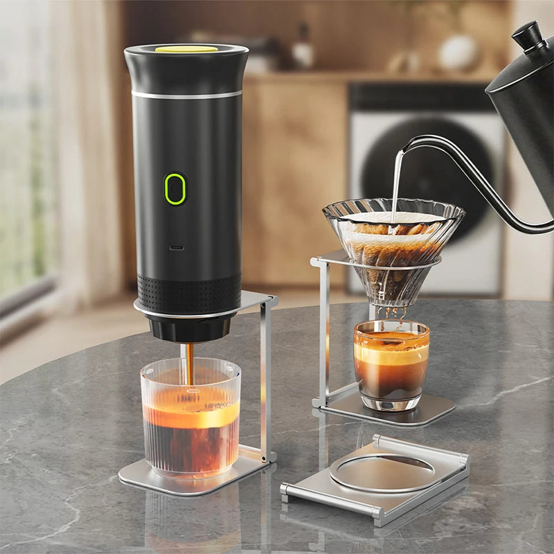Foldable Aluminum Coffee Stand | Portable Pour-Over Holder Coffee Maker Stand Axl