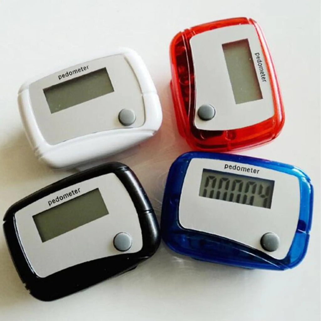 LCD Clip-On Digital Pedometer – Step Counter for Walking Clip-On Pedometer Axl