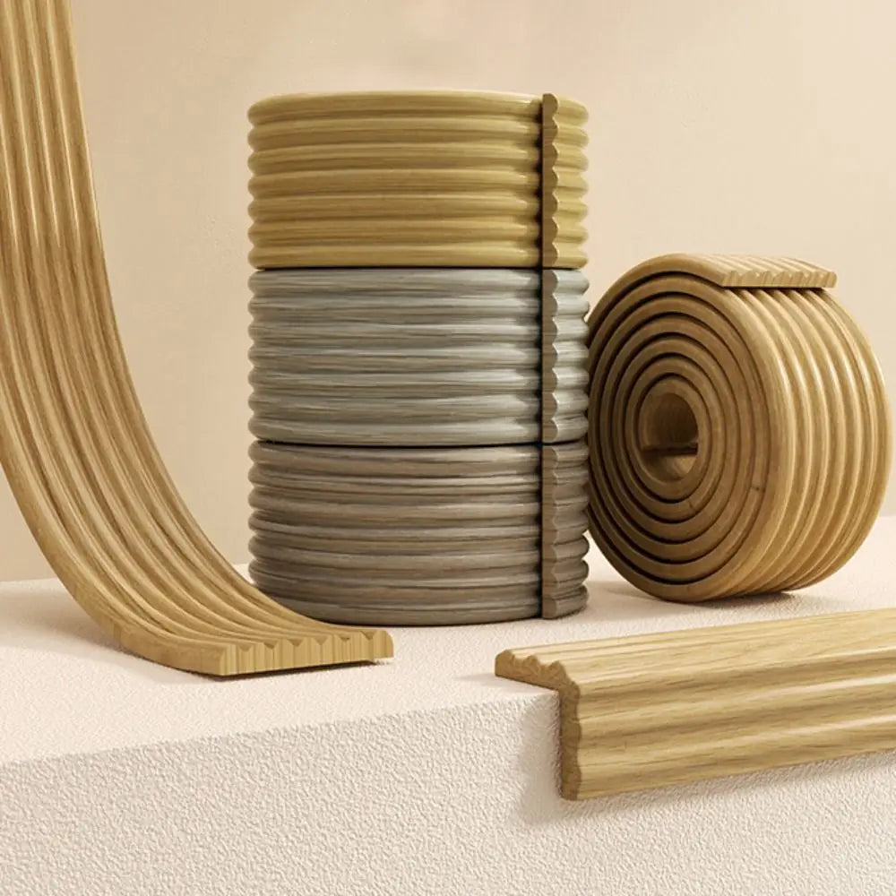 3D Self-Adhesive Skirting Line Wall Strip – 2M Corner Decor Wall Decor Strip Axl
