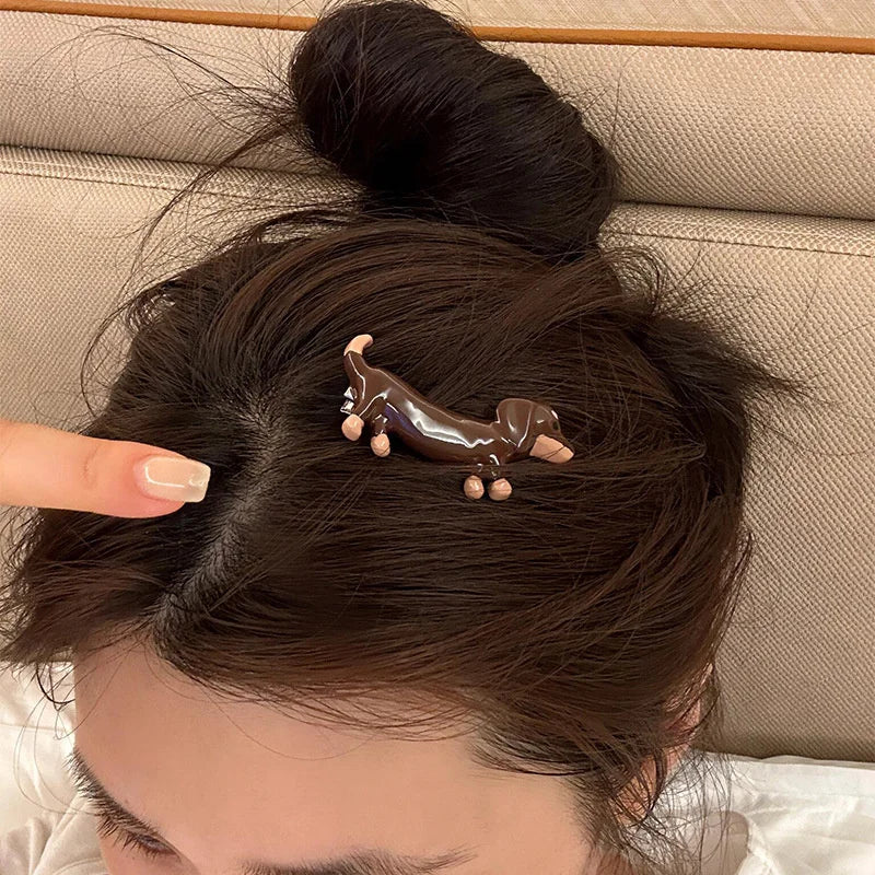 Cute Dog Shape Cartoon Hair Clip – Side Bangs Hairpin for Girls Hair Clip Axl
