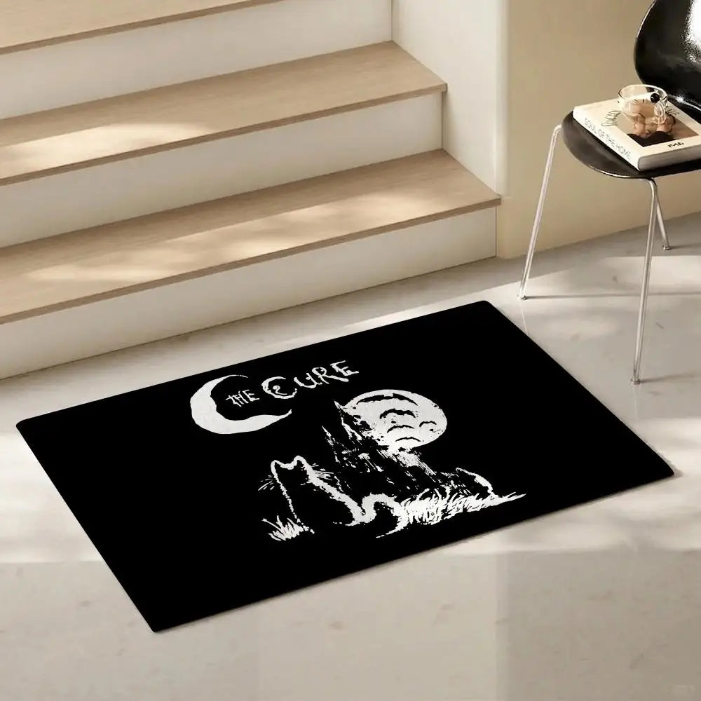 The Cure Band Flannel Floor Mat – Non-Slip Soft Indoor Rug Indoor Floor Mat Axl