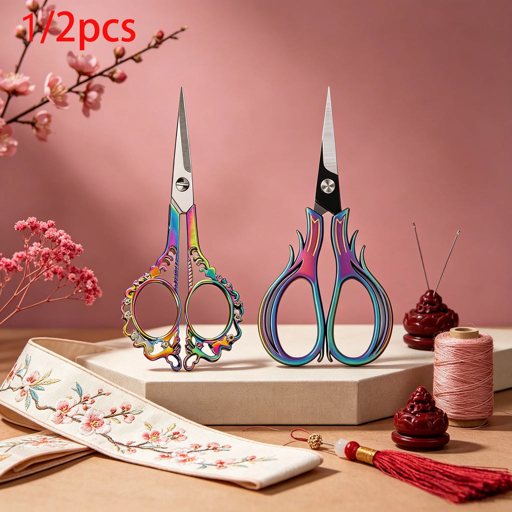 Premium Handmade Embroidery & Tailor Scissors – Stainless Steel Embroidery Scissors Set Axl