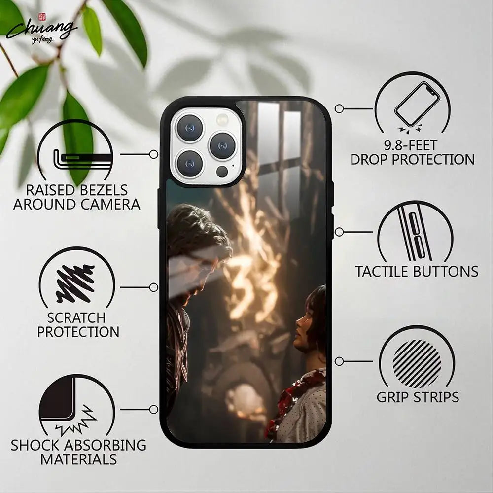 Frosted Mirror iPhone Case | Full Cover 11 12 13 14 15 16 Phone Case Axl iPhone15PROMAX z7