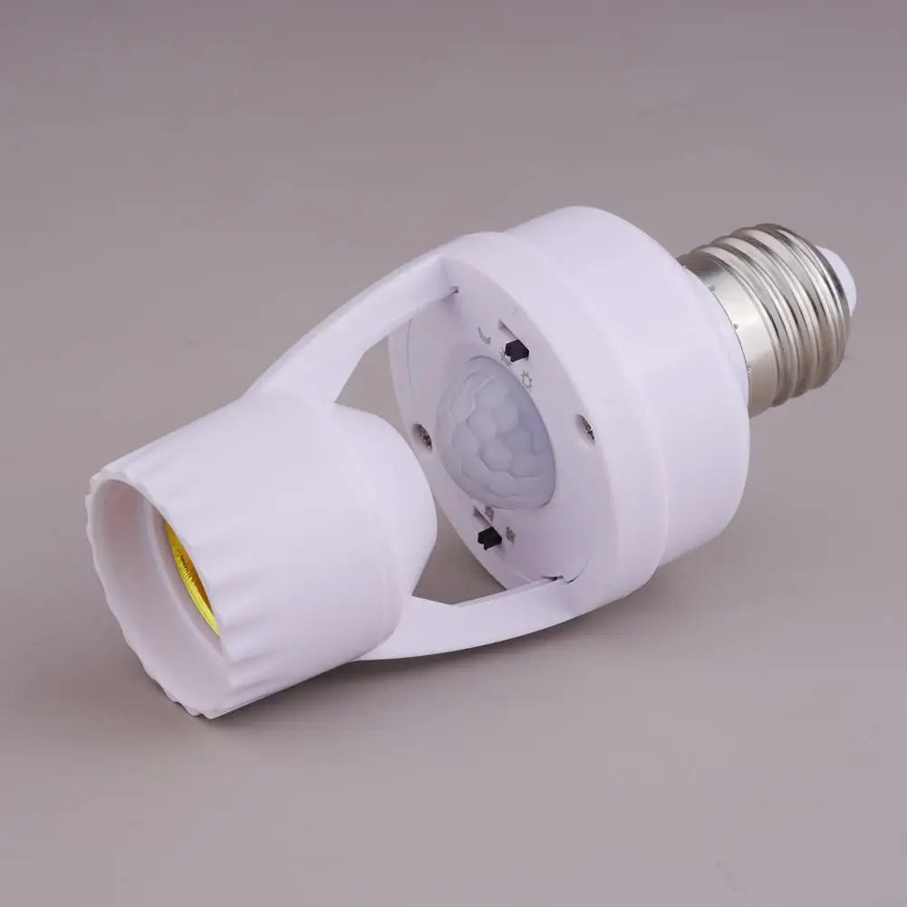 E27 PIR Motion Sensor Lamp Holder – Auto On/Off Light Socket Motion Sensor Socket Axl