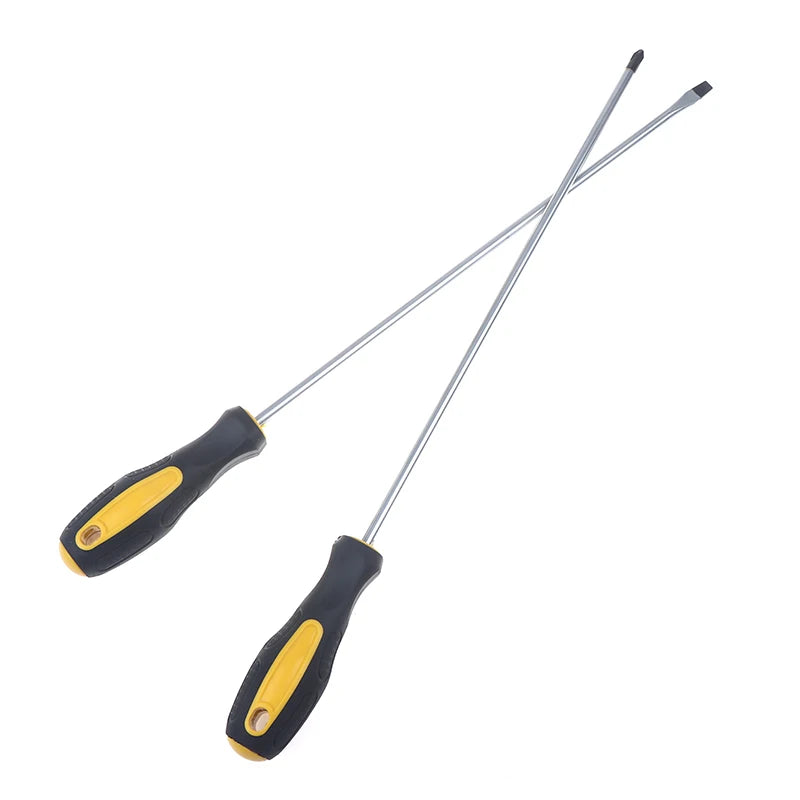 Long Handle Magnetic Screwdriver – Slotted & Cross Head Manual Screwdriver Set Axl