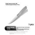 4-Inch Serrated Steak Knife – Mirror Stainless Steel Hollow Handle Steak Knife Axl 1pcs China Mainland