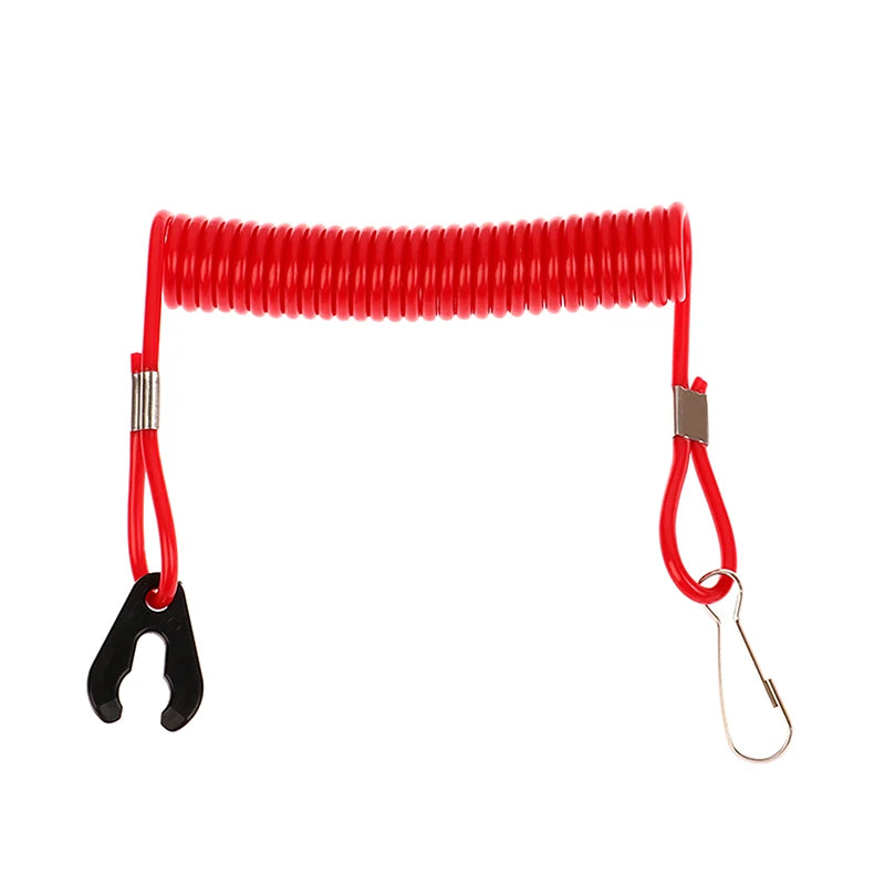 2.0m Outboard Kill Switch Safety Tether Lanyard | Boat Motor Boat Safety Lanyard Axl