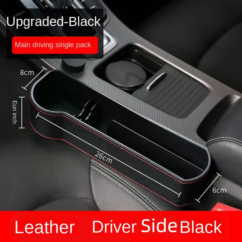 Car Seat Gap Filler Console Organizer – ABS Storage Box Car Seat Organizer Axl Driver Side Black