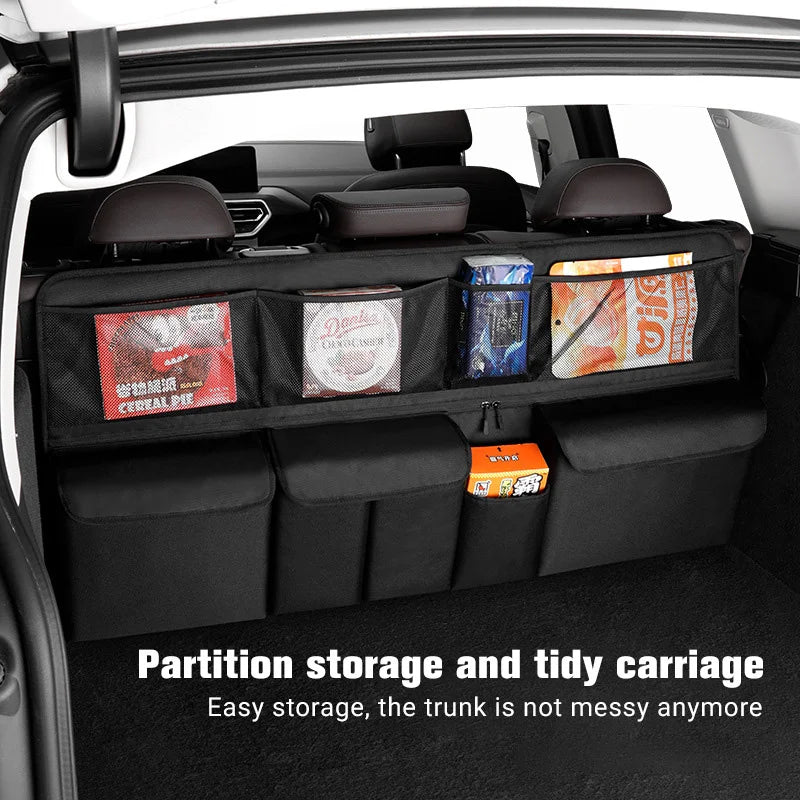 Car Seat Back Organizer – Multi-Pocket SUV Storage Bag Car Seat Organizer Axl
