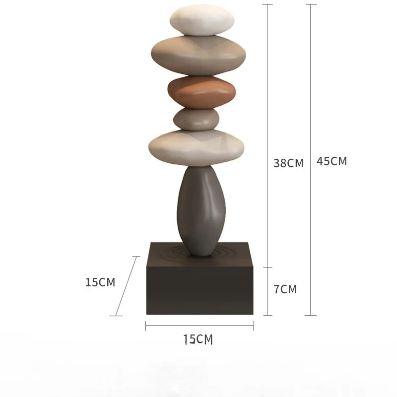Luxury Resin Miniature Figurines | Modern Home Décor Ornaments Decorative Figurine Axl Brown medium