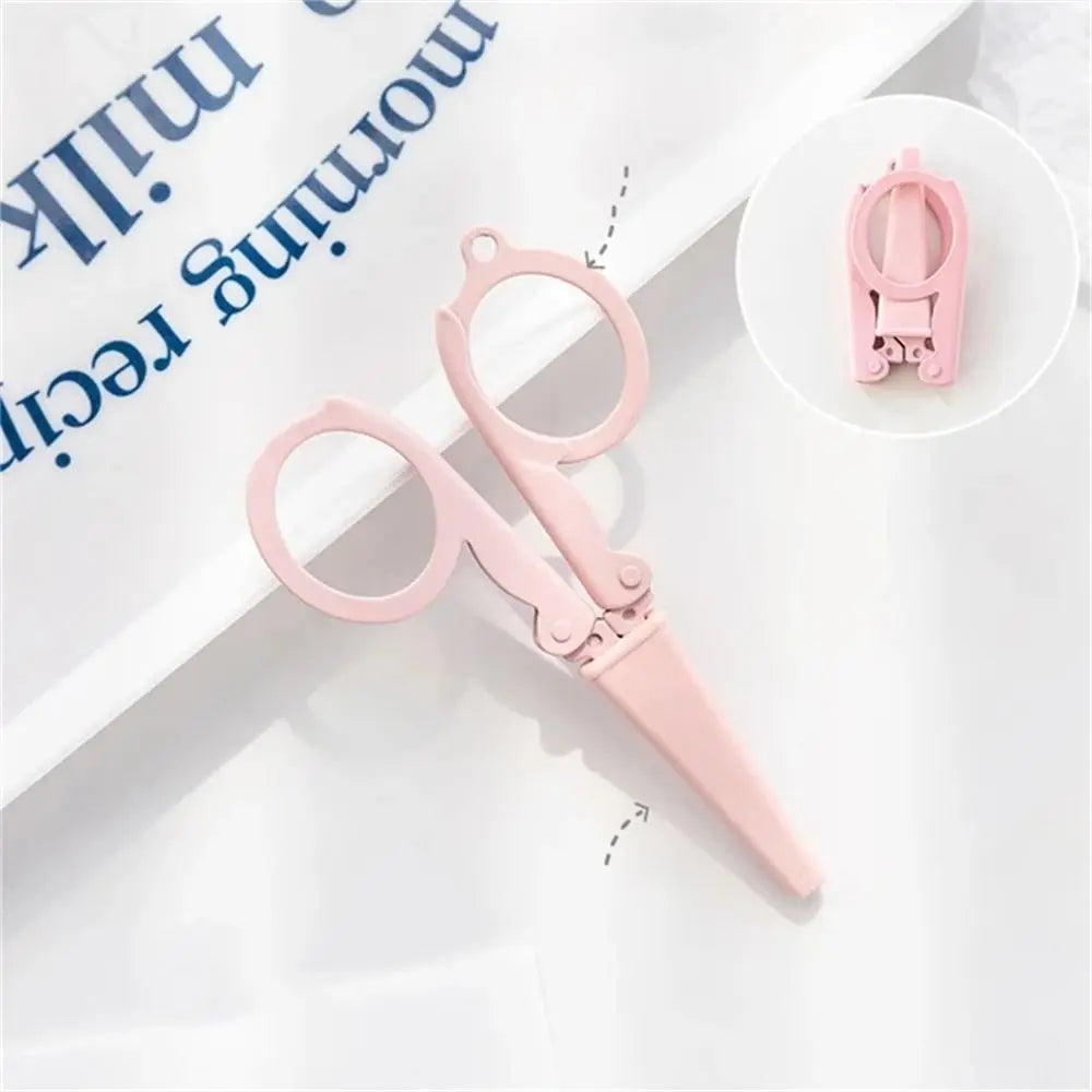 Morandi Folding Scissors – Stainless Steel Keychain Cutter Folding Scissors Axl