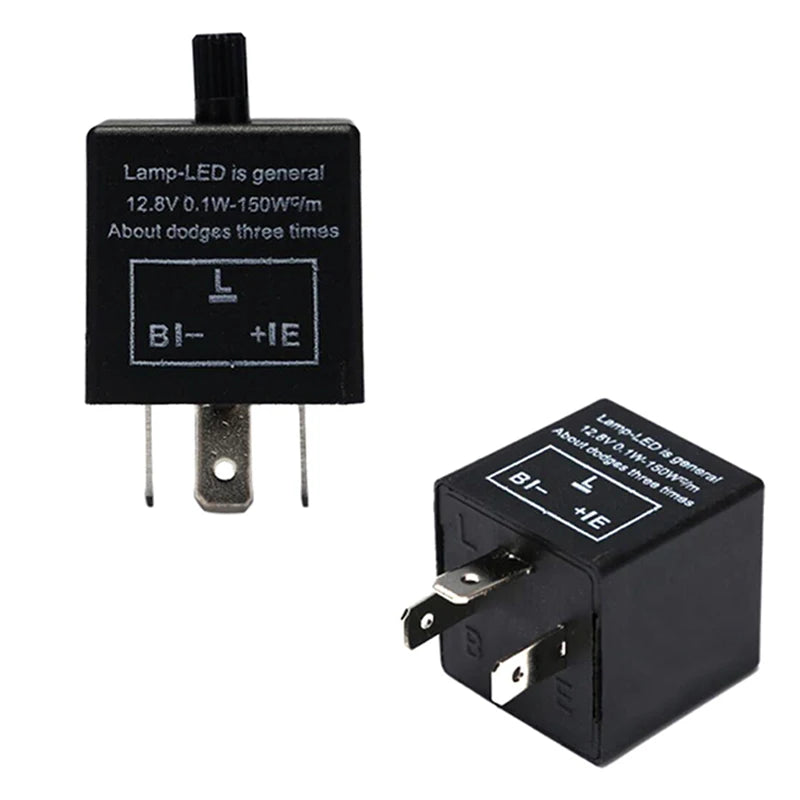 CF14 3-Pin 12V LED Flasher Relay – Adjustable Turn Signal Fix LED Flasher Relay Axl