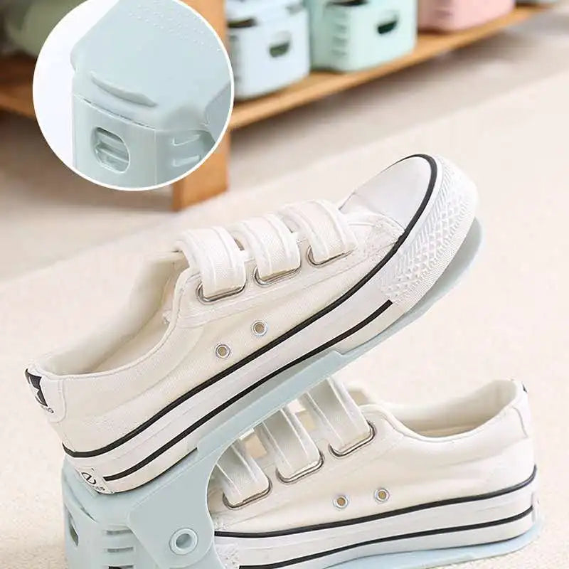 Adjustable Shoe Rack Organizer – Space-Saving Closet Stand Shoe Rack Organizer Axl