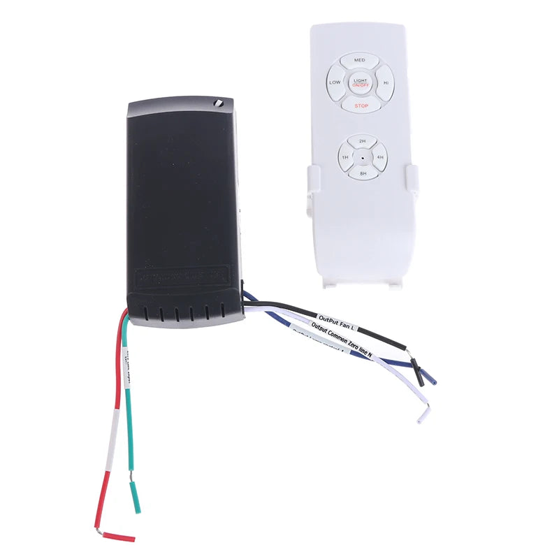 Universal Ceiling Fan Remote Control Kit – Speed & Timer Fan Remote Control Kit Axl one size