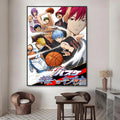 Kuroko no Basket HD Waterproof PVC Poster Stickers Anime Wall Sticker Axl White08 30X40cmNoframe