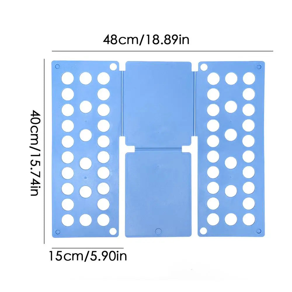 T-Shirt Folding Board – Fast Foldable Clothes Laundry Organizer Clothes Folding Board Axl Light Blue