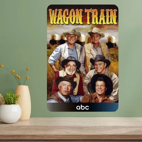 Wagon Train TV Show Metal Poster Sign – Vintage Wall Decor Metal Wall Sign Axl aluminum sign aluminum 14x20cm