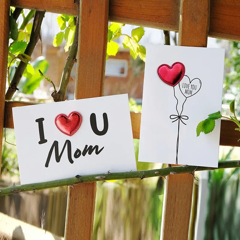 5-Pack Heart Greeting Cards – Mother's Day, Birthday & More Greeting Card Set Axl
