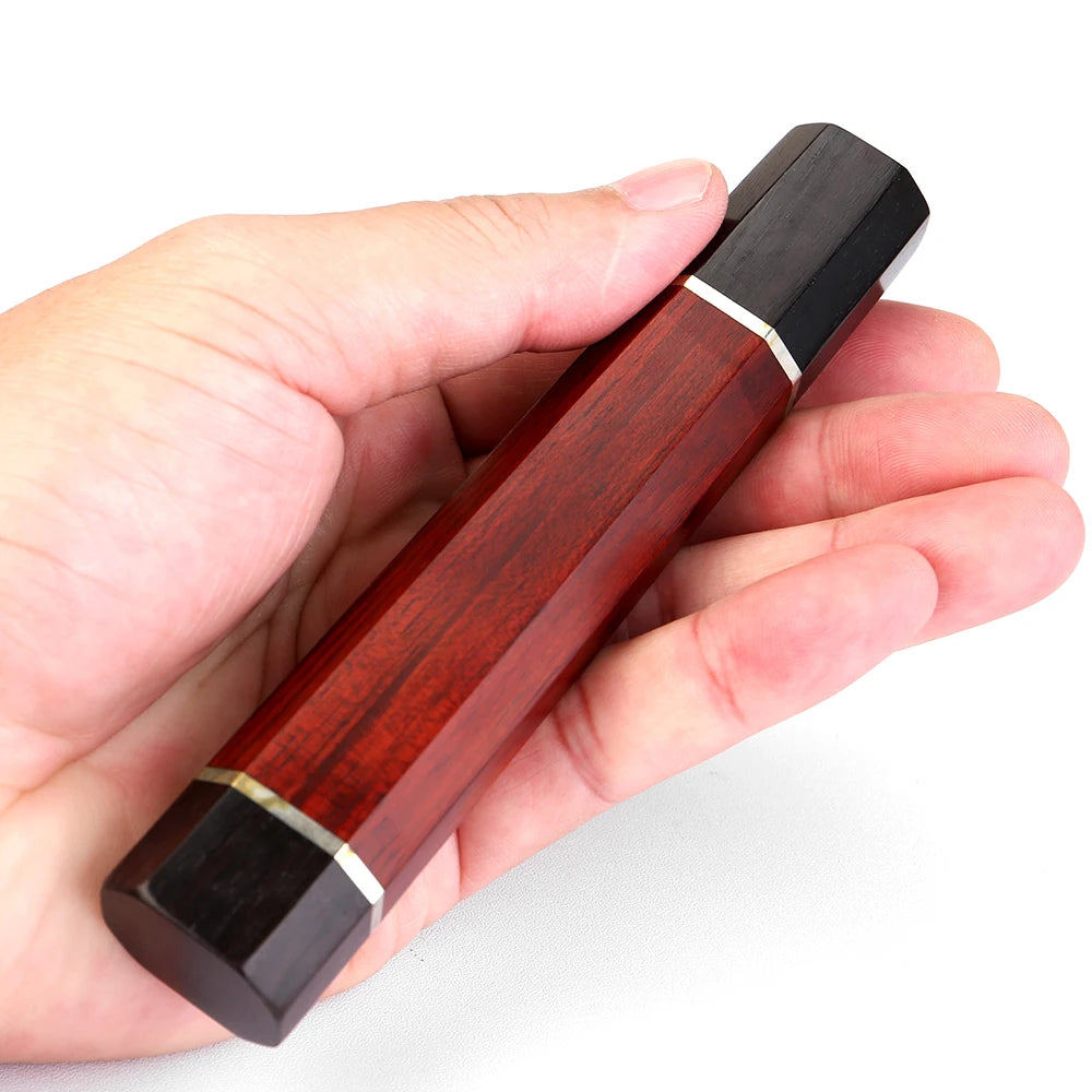 Ebony & Rosewood Octagonal Chef Knife Handle – DIY Replacement Knife Handle Blank Axl