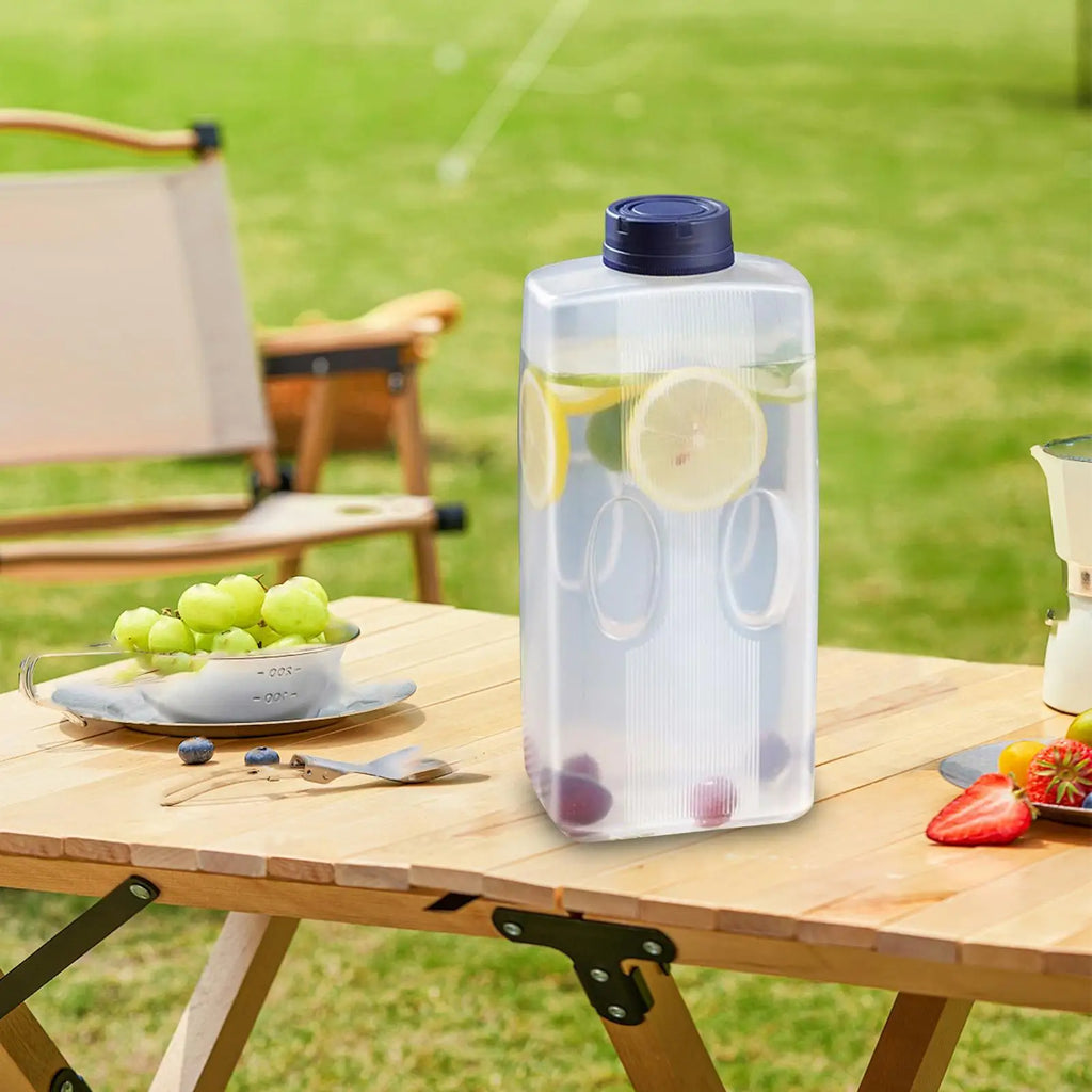 2L Fridge Juice Bottle – Leakproof Beverage Dispenser with Lid Beverage Dispenser Bottle Axl