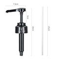 10ml Syrup Pump Dispenser for Coffee, Juice & Bottles – Black Syrup Pump Dispenser Axl Black