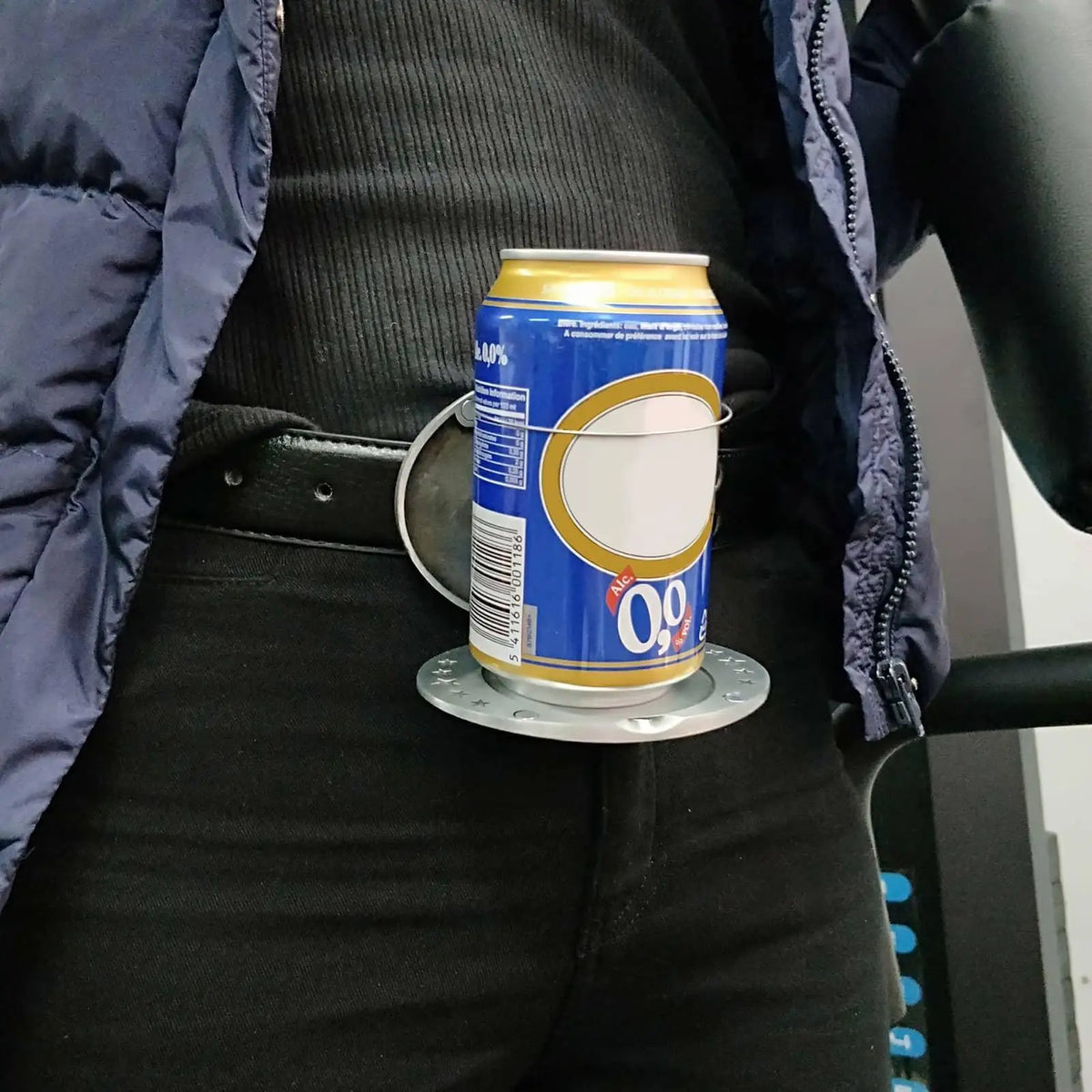 Zinc Alloy Beer Belt Buckle – Hands-Free Bottle Holder Belt Bottle Holder Axl